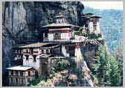 Taktsang monastery built on a sheer cliff face, 1000 meters above the Paro valley, is the most venerated spots in all of Bhutan. 