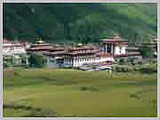 Tashichhodzong Palace - Thimpu valley. 