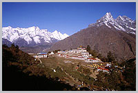 Thyangboche monastery in the Everest area.