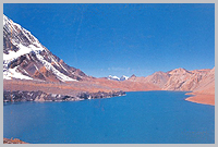 Tilicho Lake in the Manang Valley. 