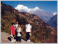Annapurna Area trekkers. 