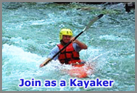 Kayaking in Nepal. 